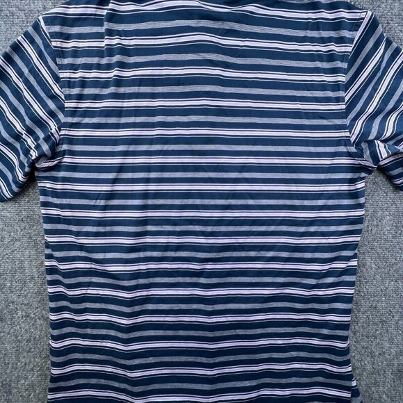 Masters Collection Adult Men's Medium 100% Pima Cotton Blue & Pink Stripe - Picture 16 of 16